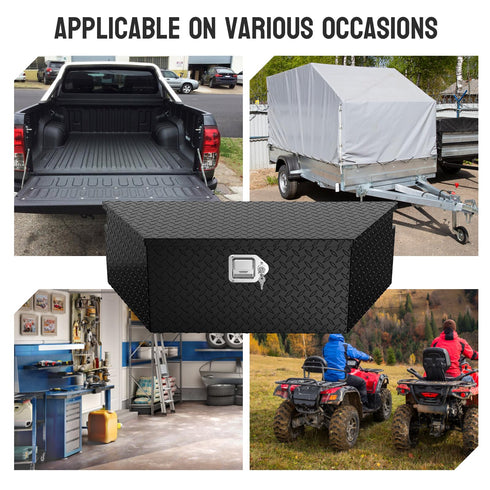 TUFFIOM 39 Inch Aluminum Trailer Tongue Tool Box