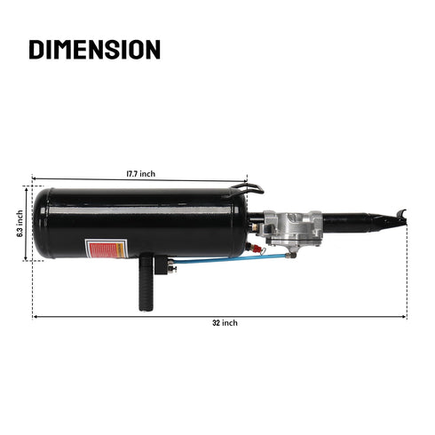 TUFFIOM 2.1 Gallon Air Tire Bead Seater
