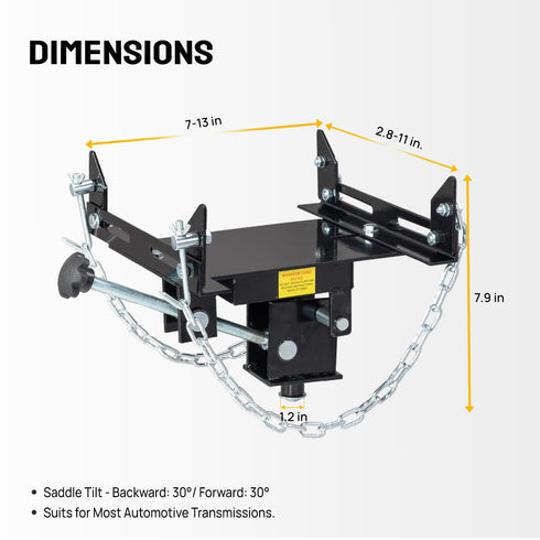 TUFFIOM Transmission Jack Adapter 1100 lbs