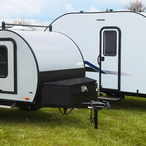 TUFFIOM 39 Inch Aluminum Trailer Tongue Tool Box