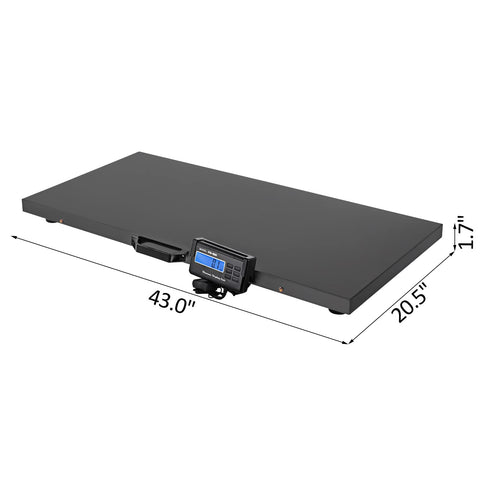 TUFFIOM 1100Lbs Pet Scales Electronic Stainless Steel Platform Heavy Duty Vet Animal Scale