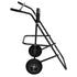 TUFFIOM Iron 440lbs Boat Motor Engine Carrier Dolly Cart With Wheels Black