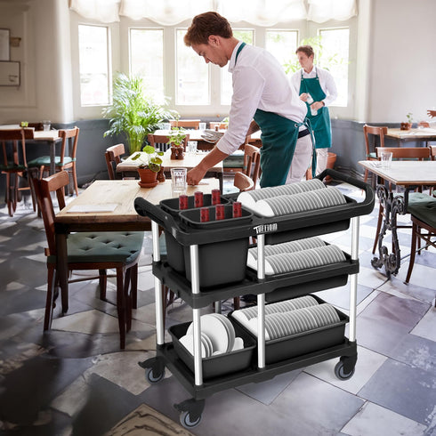 TUFFIOM 390 LBS Heavy Duty Utility Service Cart