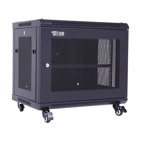 TUFFIOM 19in Casters Network Cabinet Enclosure