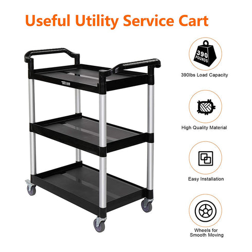 TUFFIOM 330 LBS Heavy Duty Utility Service Cart