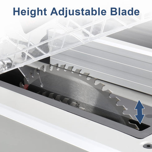 TUFFIOM 10in Table Saw Portable Jobsite Table Saw with Folding Stand